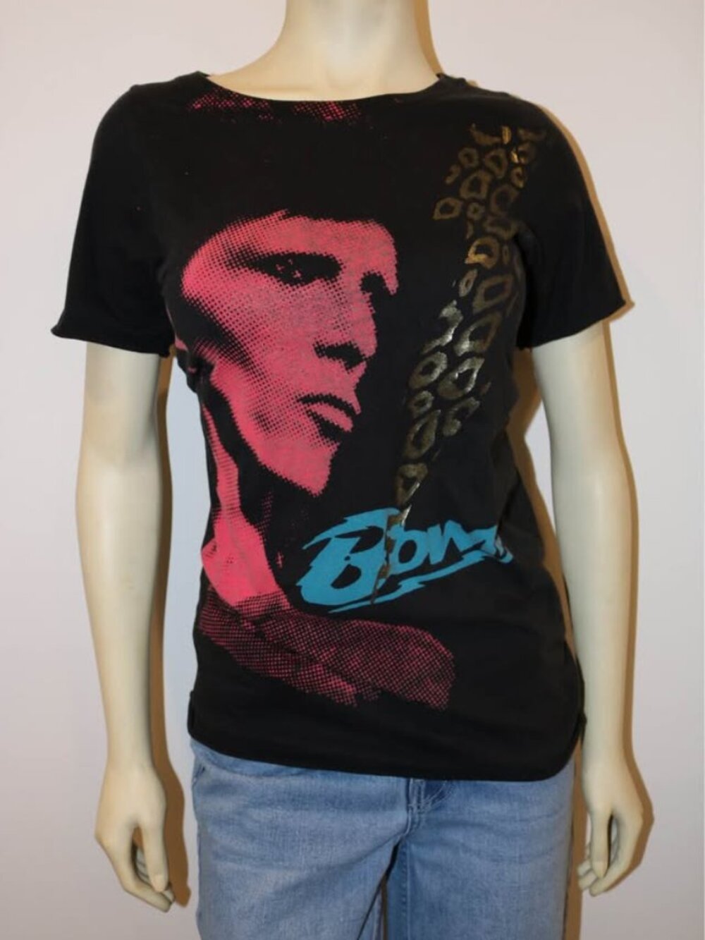 Vintage Glamhead USA David Bowie Ziggy Stardust Tshirt - Handmade